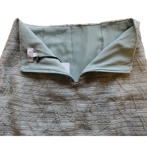 Just One Answer Skirt Womens XS Mini Front Side Slit Embroidered - Picture 11 of 16